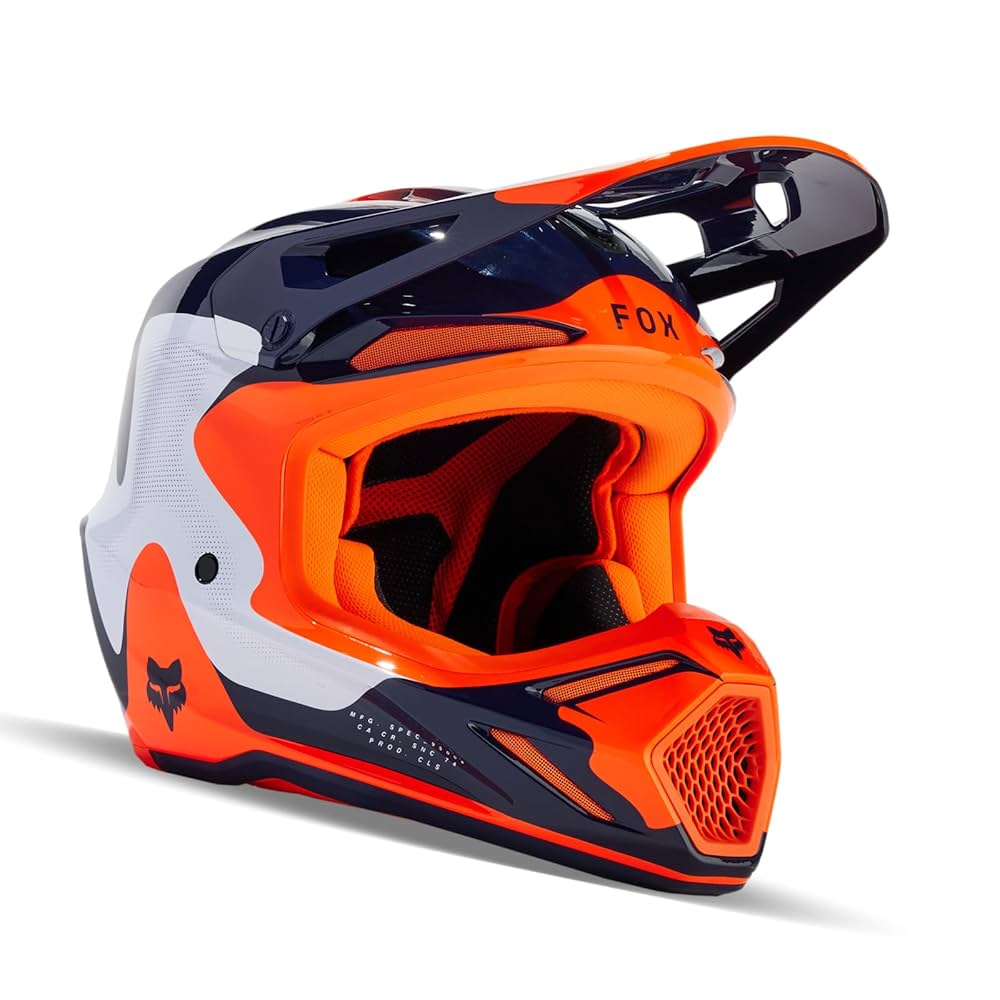 オフロード　ヘルメット　FOX V3 MVRS V3 RS Carbon Solid Helmet